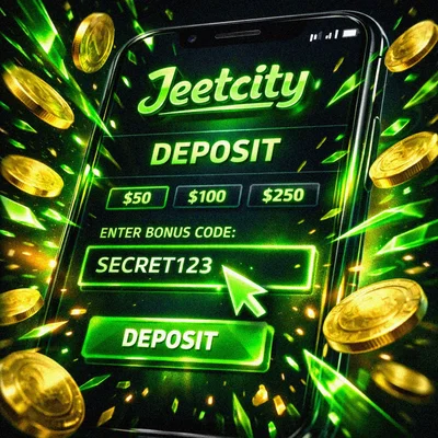 Entering bonus code in deposit section
