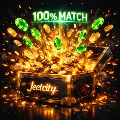 Exciting 100% match deposit bonuses
